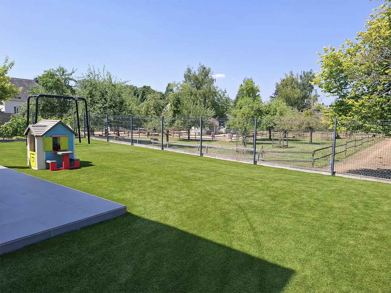 Pelouse toujours clean